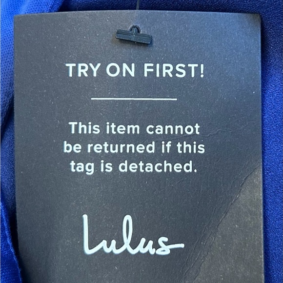 NWT Moment Maker Cobalt Blue Square Neck Trumpet
Midi Dress, Medium - Picture 11 of 15